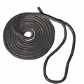 Strike3 0.375 in. x 15 ft. Black Dock Line with 12 in. Eye ST3506898